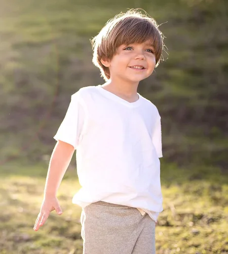 Vista 2 de Burt's Bees Baby Baby Boys Tees, Short Long Sleeve T-Shirt V-Neck Crew Infant and Toddler Top, 100% Organic Cotton