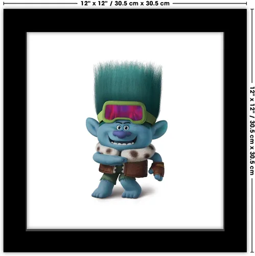 Vista 6 de Trends International Gallery Pops Trolls Band Together - Póster de pared de John Dory, 12.00 x 12.00 pulgadas, versión de marco negro