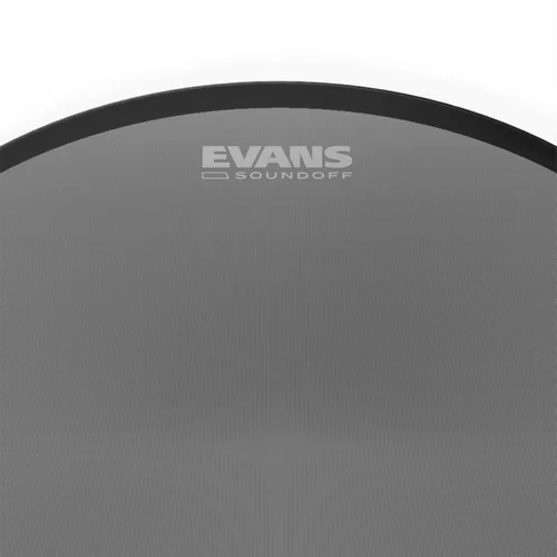 Vista 2 de Evans dB Zero Drum Heads - Con malla ShockWeave de una sola capa - Cabezal de tambor de bajo volumen - Bajo, 22 pulgadas Evans dB Zero mesh heads