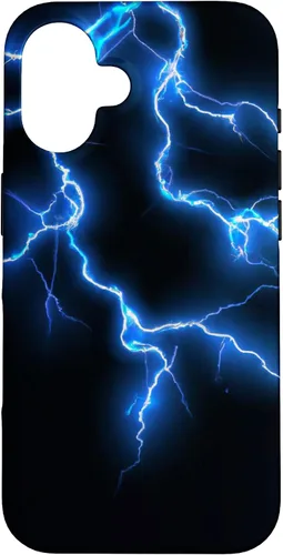 Vista 32 de Blue Lightning Storm Funda para iPhone 17