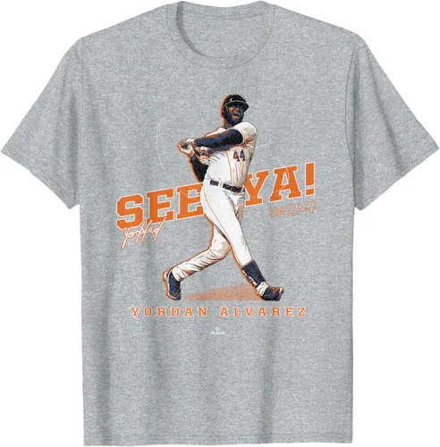Vista 6 de See Ya! Camiseta Yordan Alvarez Houston MLBPA, Negro