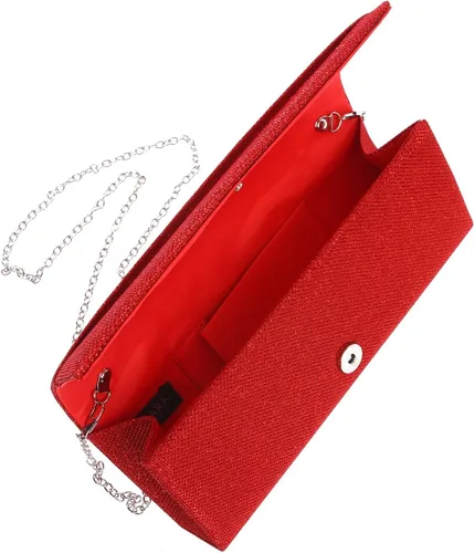 Vista 3 de Damara Womens Pintuck Flap Crossbody Triángulo Evening Party Purse