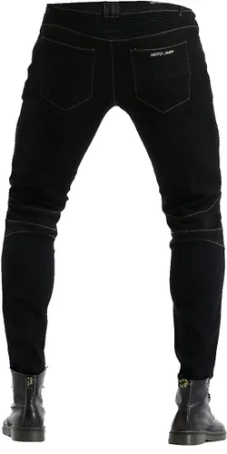 Vista 5 de Takuey Pantalones de motociclista impermeables 2019 para hombre, pantalones de carreras de motocross, con 4 almohadillas para la rodilla