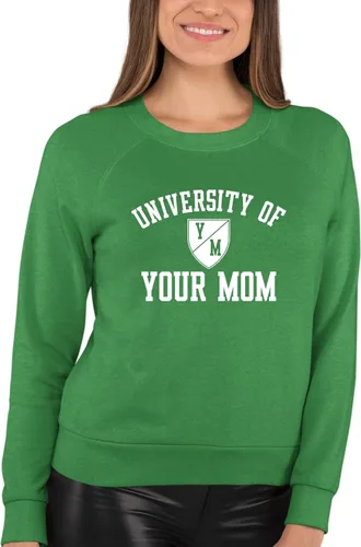 Vista 53 de Go All Out University of Your Mom - Sudadera con cuello redondo para hombre
