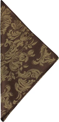 Vista 13 de Ultimate Textile Miranda Damask - Servilletas de tela negra de damasco, 17 x 17 pulgadas (juego de 24), cuadradas, lavables, de algodón y poliéster