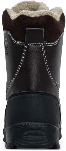 Vista 3 de Botas de nieve impermeables para hombre,Botas de senderismo Bean Hiker caminando al tobillo