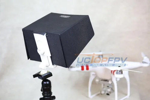 Vista 8 de SummitLink 7 pulgadas Tablet iPad mini parasol parasol negro con trípode compatible con DJI Phantom 4 Phantom 3 Professional Advanced DJI Inspire 1