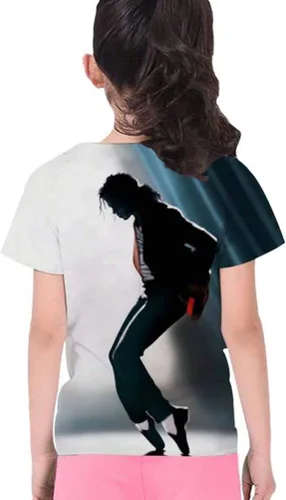 Vista 4 de Camiseta de manga corta con estampado 3D para niños y niñas