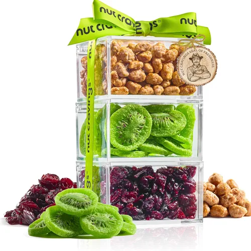 Vista 14 de NUT CRAVINGS - Cesta de regalo de frutas secas y nueces mixtas