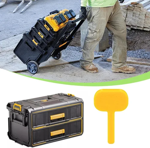 Vista 4 de Kit antitambaleo para cajones Dewalt Toughsystem 2.0, paquete de 8 insertos