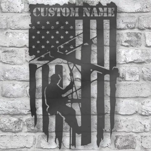 Vista 30 de Letrero de metal personalizado con nombre de camión, semirremolque, arte de pared para valla de garaje, patio, decoración al aire libre, letrero