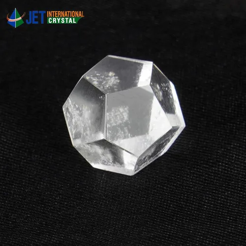 Vista 2 de Hermoso cristal de cuarzo dodecaedro piedra preciosa Sphatik Cristal original Natural Auténtico Buena Suerte Genuino Divino Santo Metafísico Reiki
