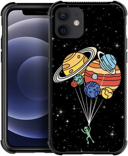 Vista 10 de Funda compatible con Google Pixel 4A 5G, sistema solar de globo alienígena, diseño de patrón increíble, a prueba de golpes, antiarañazos, carcasa