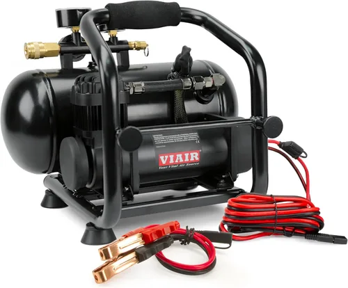 Vista 10 de VIAIR Compresor Plug-N-Play 380C, 12V, tanque de 1.5 galones, 200 PSI nominal con acceso de alimentación de 7 vías, para clavar, herramientas