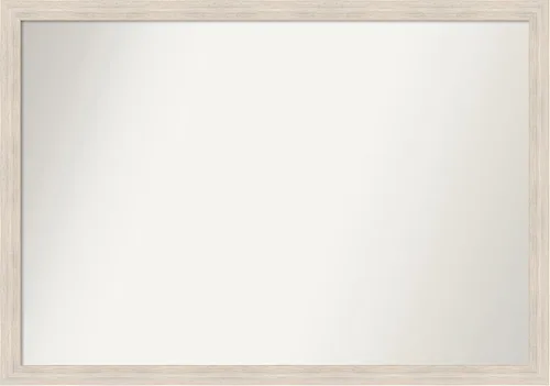 Vista 31 de Amanti Art Espejo personalizado, espejo de baño estrecho Alexandria White Wash, espejo de pared o espejo de tocador de baño sobre el fregadero