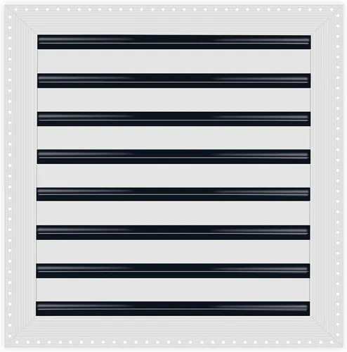Vista 20 de BUILDMART - Cubierta de ventilación de CA moderna de 16 x 16 - Ventilación de aire blanca decorativa - Difusor de ranura lineal estándar - Rejilla