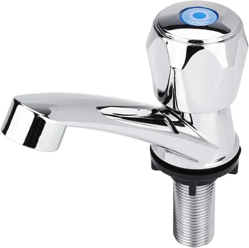 Vista 8 de Watris Veiyi Grifo de agua fría individual, grifo de agua ABS, grifo de agua fría, lavabo de baño Accesorios para fregadero de cocina G1/2