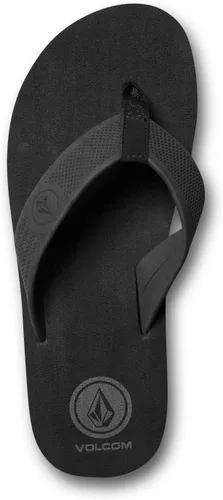 Vista 3 de Volcom mens Daycation Flip Flop Sandal Soft Brushed Recliner Comfort Foam Footbed