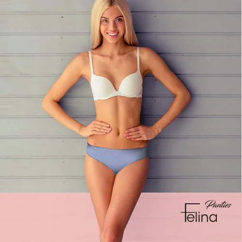 Vista 4 de Felina Cotton Modal Hi Cut Panties - Sexy Lingerie Panties for Women - Underwear for Women 8-Pack