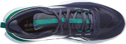 Vista 4 de Diadora Hombre Finale Clay Tenis Zapatillas, Azul CorsarioBlanco