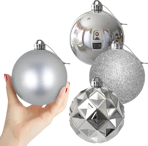 Vista 203 de Esferas pequeñas de Navidad de bronce y dorado de 1.6 pulgadas, adornos para decoración de árbol de Navidad, bolas colgantes inastillables