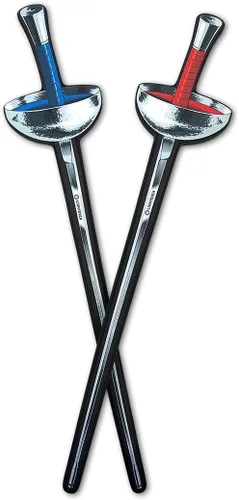 Vista 9 de Liontouch - Láminas de espuma de esgrima deportiva para 2 niños, rojo y azul, a partir de 3 años Realistic Fencing Weapon Set For Beginners Foam