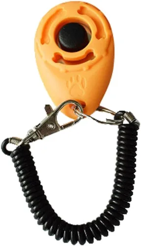 Vista 11 de SERYU 1 correa de muñeca para entrenamiento con clicker, para perros y mascotas, Negro -, Talla única