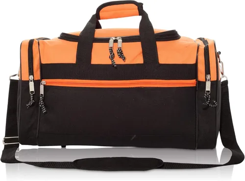 Vista 2 de Bolsa de lona, de DALIX, para el gimnasio, para viajar, 17 pulgadas