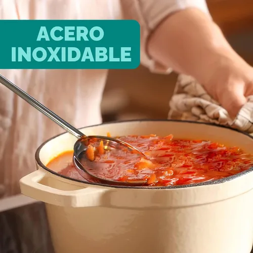 Vista 9 de Cucharas para servir con control de porciones, juego de 8 tazas medidoras