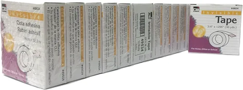 Vista 5 de Charles Leonard Dispensador de cinta de escritorio, base pesada y base antideslizante, negro, estilo C-15 (900-BK)