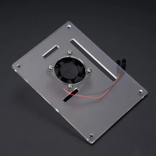 Vista 7 de Raspberry Pi - Juego de 4 ventiladores de refrigeración sin escobillas con disipador de calor y conector de interfaz uno a dos, compatible
