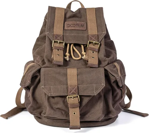 Vista 39 de Gootium 21101 - Mochila de lona gruesa de alta densidad