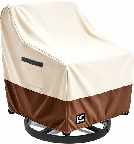 Vista 22 de Funda para Sofá de Exterior de 3 Plazas, 76Wx32Dx31H Pulgadas Fundas para Muebles de Patio, Fundas de Servicio Pesado para Muebles de Exterior
