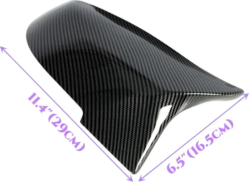 Vista 5 de ECOTRIC Cubiertas de Espejos Laterales Tapa de Espejo de Puerta Compatible con BMW F20 F21 F22 F23 F30 F31 F32 F33 F34 F36 F87 X1 E84 Repuesto