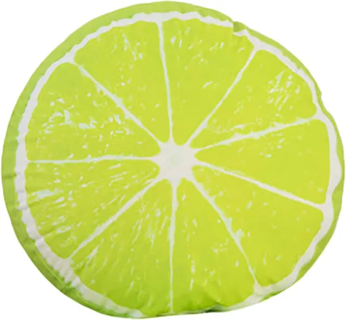 Vista 13 de Fruit Pillow Home - Cojín redondo con forma de cojín de felpa (13 pulgadas, marrón, estaca)