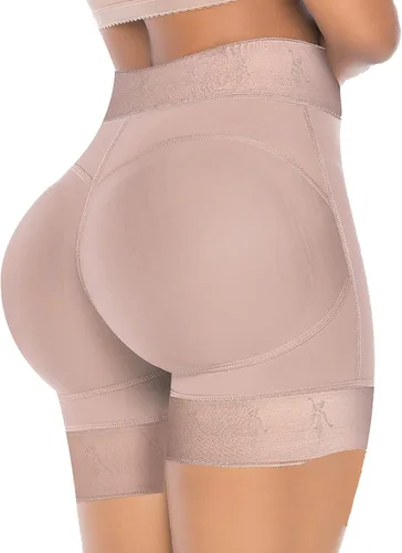 Vista 7 de FAJAS MELI'BELT 5012 - Pantalones cortos de faja colombiana de cintura alta para levantamiento de glúteos, pantalones cortos Levanta Cola Colombianos