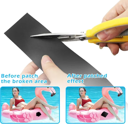 Vista 4 de GEUNTECH - Parches de reparación inflables de PVC para balsa inflable, barco, canoa, kayak