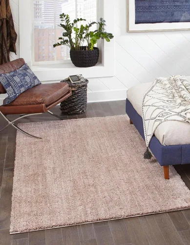 Vista 12 de Unique Loom Shaggy Chic Collection Alfombra de área, lanudo (2' x 3' 1", rectangular, azul arándano)