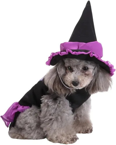 Vista 8 de Disfraz de perro mercenario para cachorro, ropa de cosplay para mascotas, disfraz divertido de Halloween y Navidad, para gatos y perros pequeños