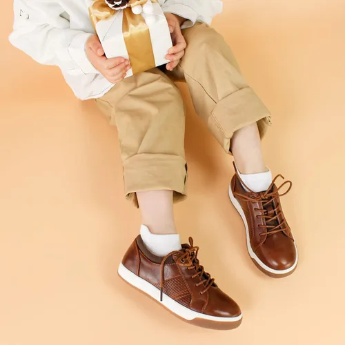 Vista 2 de Hawkwell Zapatos de vestir casuales Oxford cómodos para niños y niñas pequeñas y grandes