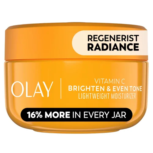 Vista 17 de Olay Hidratante facial con vitamina C, crema iluminadora para mujeres, hidratación instantánea, unifica el tono, reducción de manchas oscuras