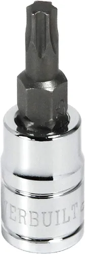 Vista 10 de Powerbuilt T-70 Star Bit Socket, unidad de 1/2 pulgada, Torx, marca de tamaño de alta visibilidad - 940363