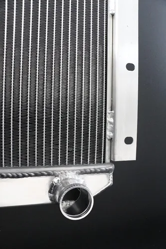 Vista 8 de Radiador de aluminio completo de 3 filas para 1958-1984 1959 1960 Toyota Land Cruiser FJ40 FJ45 6CYL 3.9 4.2 modelos, plata.