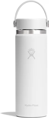 Vista 74 de Hydro Flask Botella de agua – Acero inoxidable aislado – Tapa flexible de boca ancha, antiderrames, a prueba de fugas y recargable en agave de 20
