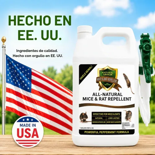 Vista 9 de Natural Armor - Repelente de ratones y ratas, repuesto de 1 galón (128 oz)