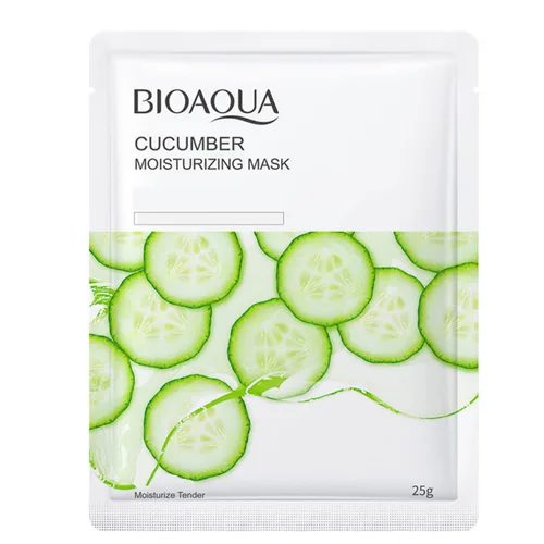 Vista 7 de BIOAQUA Mascarilla hidratante tierna Fruta Miel Té Verde Pepino Aguacate Arándano Rojo Granada Aloe Vera Cuidado de la Piel Facial 0.88 oz x 7pcs