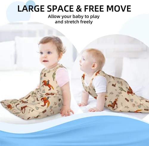 Vista 4 de Manta de bebé unisex para bebé, estilo occidental, 0-6 meses