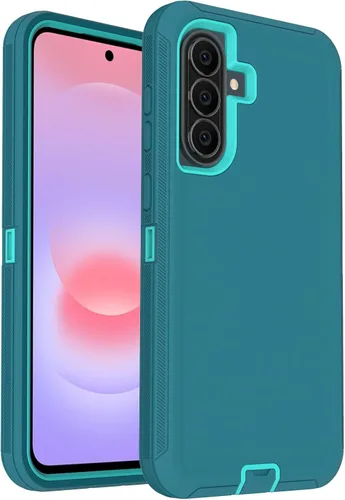 Vista 11 de Funda para teléfono Samsung Galaxy A16 5G, 3 capas de protección contra caídas de 16 pies, con cubierta de puerto a prueba de polvo, funda