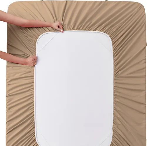 Vista 35 de Manyshofu Juego de sábanas de tamaño individual con bolsillos extra profundos, sábanas y fundas de almohada de 1800 hilos de lujo para hotel, juego
