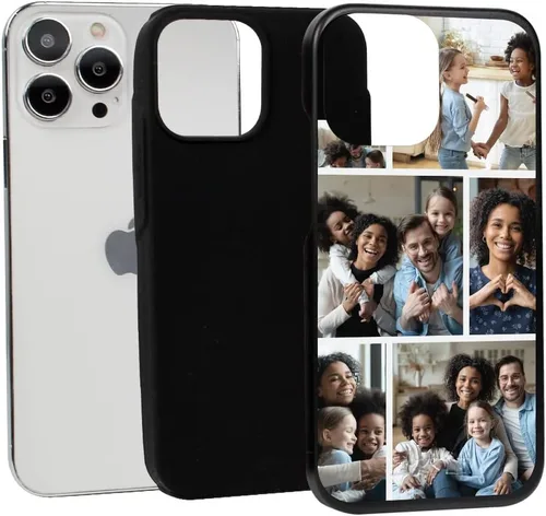 Vista 3 de Guard Dog Funda compatible con iPhone 13 Pro Max, grado militar, protección resistente de dos piezas, personalizada, fotos, seis marcos